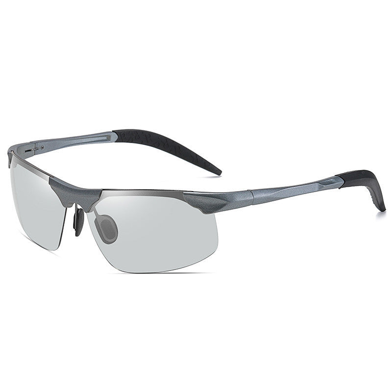 Photochromic Sunglasses with Anti-glare Polarized Lens- Day & Night Driving Safety Glasses