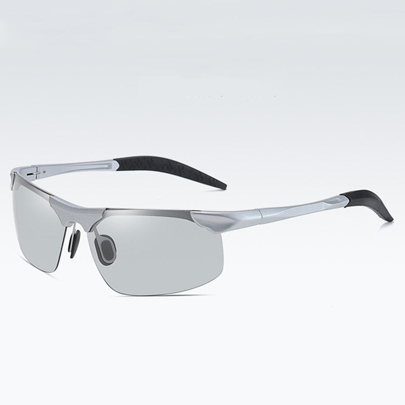Photochromic Sunglasses with Anti-glare Polarized Lens- Day & Night Driving Safety Glasses